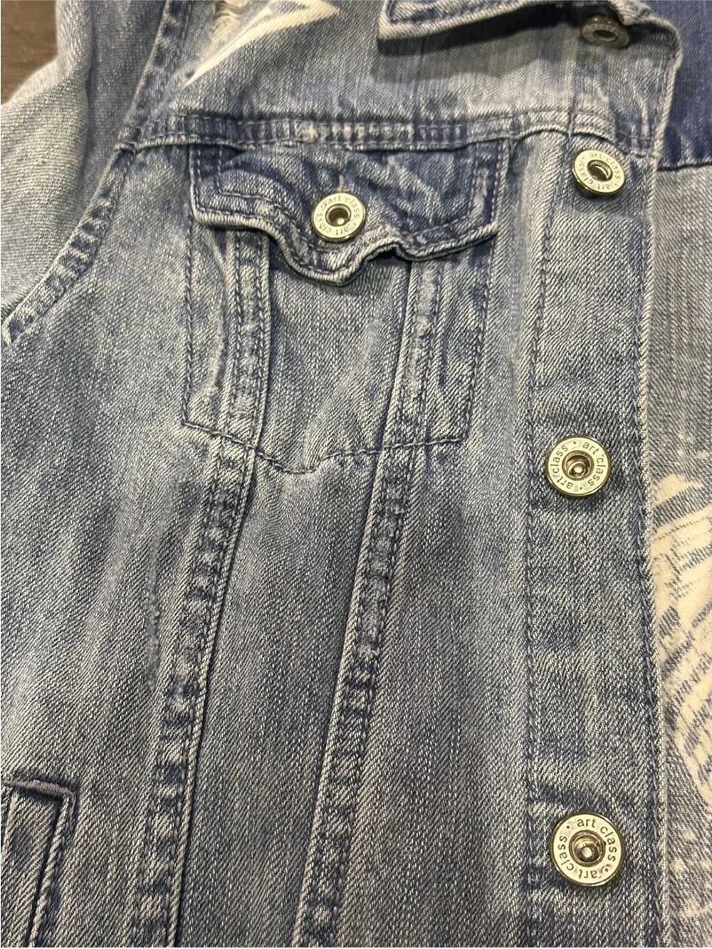 Art class girls size large Jean jacket